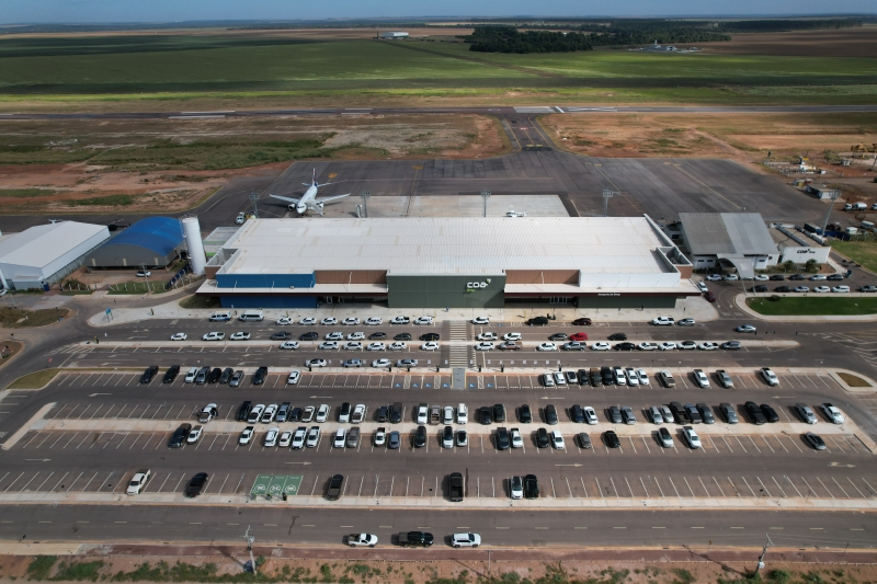 Aeroporto de Sinop em Mato Grosso, em contexto de ampliação da conectividade aérea em 2026